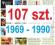 MAX # KALENDARZYKI LISTKOWE 1961-1990 # 107 szt.