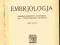 EMBRJOLOGJA - DR E. GODLEWSKI 1924