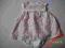 boska sukienka+rampers 2w1 roz.68cm