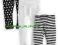 NEXT LEGGINSY x3 Cat White Stripe 2-3 L JESIEŃ 14