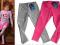 73225 DISNEY legginsy grubsze spodnie RÓŻ 104 110