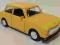TRABANT MODEL METALOWY WELLY 1:34 ŻÓŁTY TRAMPEK