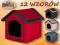 R4 Legowisko DOMEK posłanie BUDA Psa 60x55x60 cm