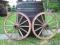 77 cm DWA STARE KOŁA DREWNIANE ( nr 11 ) KOŁO WOZU