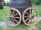 65 cm DWA STARE KOŁA DREWNIANE ( nr 12 ) KOŁO WOZU