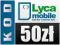 Kod Doładowanie LycaMobile 50 Lyca 7/24