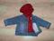 KURTKA JEANS Z BLUZĄ rozm 74 Baby Club C&amp;A