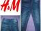 Legginsy jeansowe tregginsy 98  H&amp;M jak NOWE