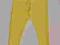 ŻÓŁTE BAWEŁNIANE GETRY LEGINSY  104 CM
