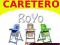 Krzesełkon Caretero RoYo 3 kolory+2 gratisy