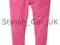 NEXT RÓŻOWE JEGGINSY FLUO KIESZONKI 104 3-4 NOWA
