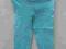 ANGEL lazurowe  legginsy z koronką 4-5 T