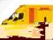 DHL MERCEDES SPRINTER Z WIDLAKIEM BRUDER 02534