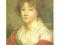 Pocztówka - Ledoux, Portret młodej Rosjanki - 1795