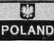 NASZYWKI SPINAKE Naszywka Flaga POLAND z godłem cz