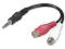 AG1 NOWY KABEL MINIJACK - 2XRCA (CHINCH) M/F 0.25M