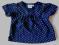 bluzka t-shirt boho kropki 0-3 m 62 j.next