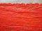 FRANCUSKA koronka nasyc czerwien 2,3m