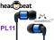 SOUNDMAGIC PL11 niebieskie / MOCNY BAS / METALOWE