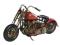 REPLIKA MODEL MOTOCYKLA RETRO CHOPPER  METALOWY
