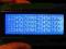ZYSCOM LCD 4x20 Blue białe litery STN negatyw