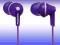 Słuchawki Panasonic RP-HJE125E-V Fioletowe