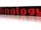 Wyświetlacz tekstowy LED 250x25 diody czerwone