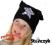 BAWEŁNIANA czapka krasnal typu  BEANIE 44-46 r 104
