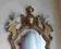 Piękne Pałacowe Kryształowe Lustro Aniołki - XIX w