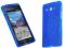 Niebieskie elastyczne etui Gel Huawei Y530 + folia