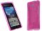 Różowe elastyczne etui Gel Huawei Y530 + folia