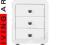 Kontener WHITE CLUB 3 szuflady szafka  LIVING ART