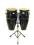 TOCA 4010BK FIBERGLASS CONGA SET BLACK RIFF