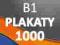 PLAKATY B1 1000szt -offset- PROJEKT I WYSYŁKA 0 zł