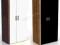 SZAFA 90CM SAMBA  ŚLIWA CZARNY WENGE BIAŁY POŁYSK