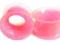 tunel plug różowy silikonowy z silikonu 4mm