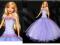 Sukienka balowa dla lalki Barbie biżuteria GRATIS