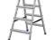 Drabina Drabinka dwustronna DOPPLO 2 x 4 STOPNIE