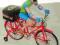 Jeżdżący model ROWER ROWERZYSTA ŚWIATŁO BATERIE
