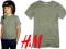 H&amp;M BIAŁA BLUZKA T-SHIRT BAWEŁNA 146/152cm IIg