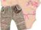body + spodnie GIRL róż/szary rozm.56 MamiTati