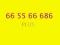 66 55 66 686 ZłOTY NUMER PLUS LTE