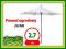 Parasol ogrodowy 270cm beżowy JUMI ROZKŁADANA DUŻY