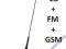 Antena Sirio Triflex 3 w 1 CB Radio / FM /GSM nowa