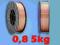 DRUT SPAWALNICZY 0,8mm 5kg STALOWY -PROMOCJA-