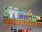 MINECRAFT Magnesy  lodówka PC - zestaw4 MINE CRAFT