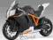 MOTOCYKL KTM 1190 RC8 R BBURAGO 1:18 METAL