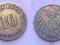 10 PFENNIG 1890 A CESARSTWO NIEMIECKIE