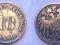 10 PFENNIG 1898 F CESARSTWO NIEMIECKIE