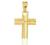 Krzyżyk złoty diamentowany próba 585 0.75g